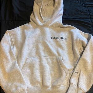 Essentials Light Gray Hoodie